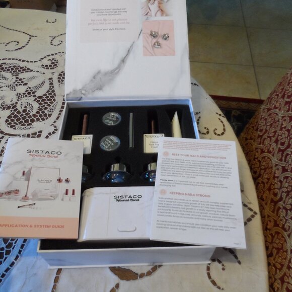 New Sistaco Mineral Bond Nail Polish Stared Kit - Picture 1 of 12